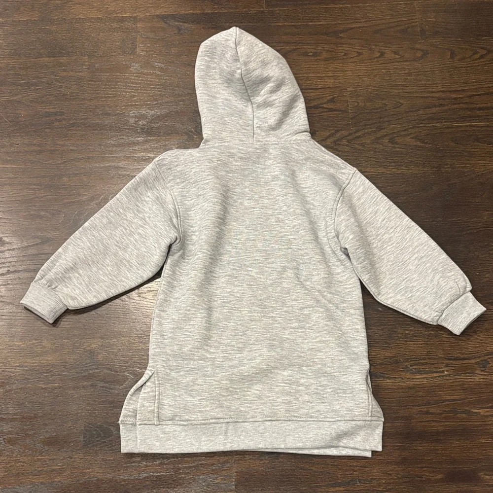 Zara Girl’s Light Gray Hoodie Size 6